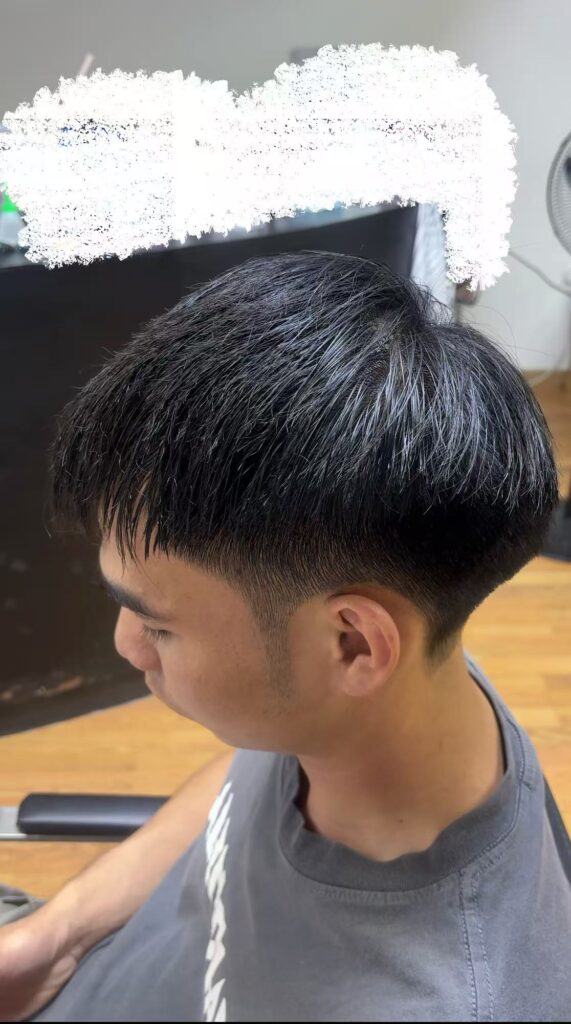 Korean Texture Perm Transformation for Asian Hair in Riyadh hairpermbefore